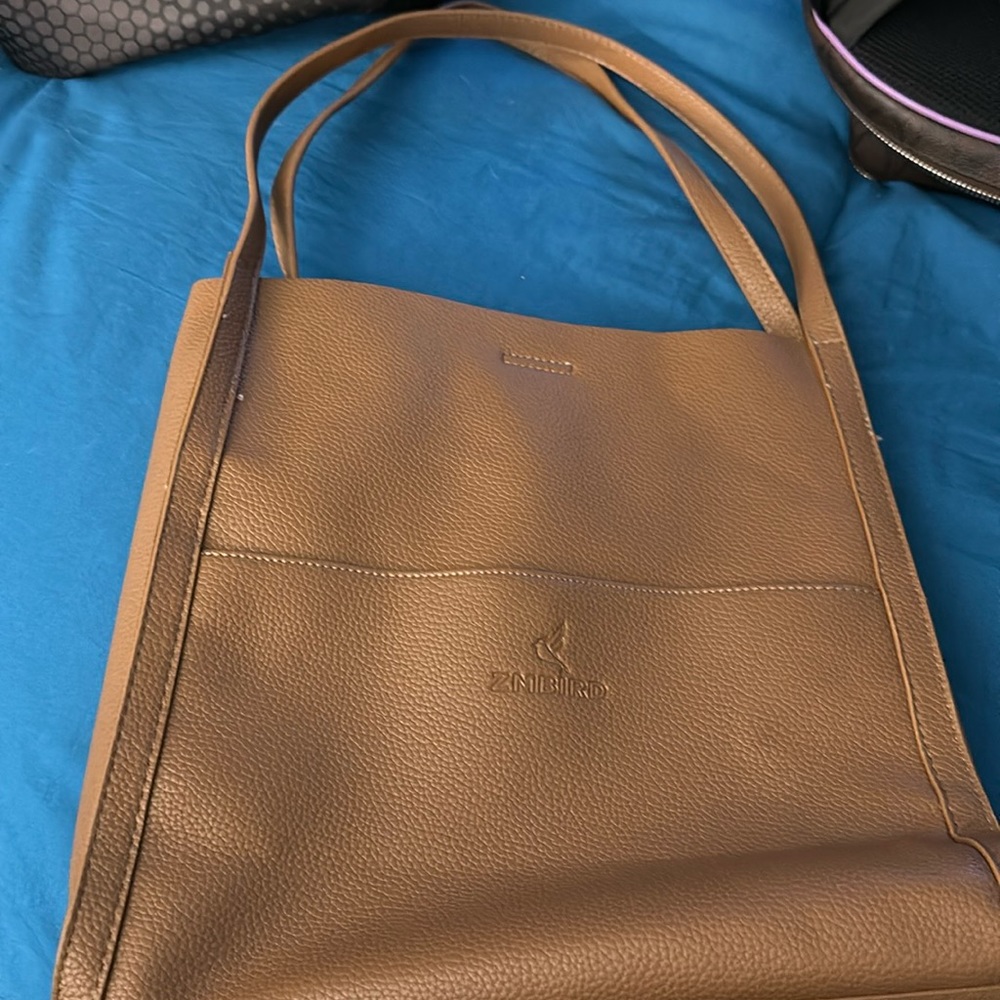 Brown leather